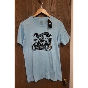 Mens Boulevard Ride Till You Die Blue T Shirt Size Medium